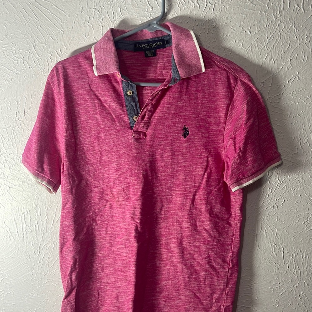 U.S POLO ASSN. Pink Polo